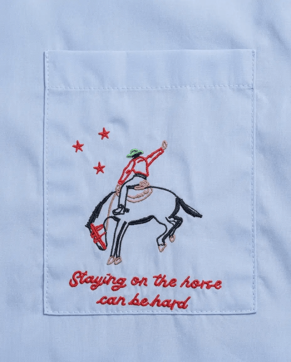 Camp Collar Shirt - Light Blue - CORLIÉN & KAEL