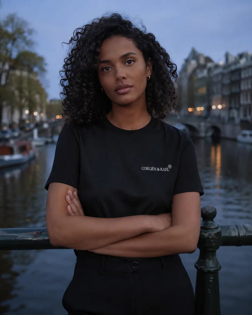 Essential Logo Tee - Black - CORLIÉN & KAEL
