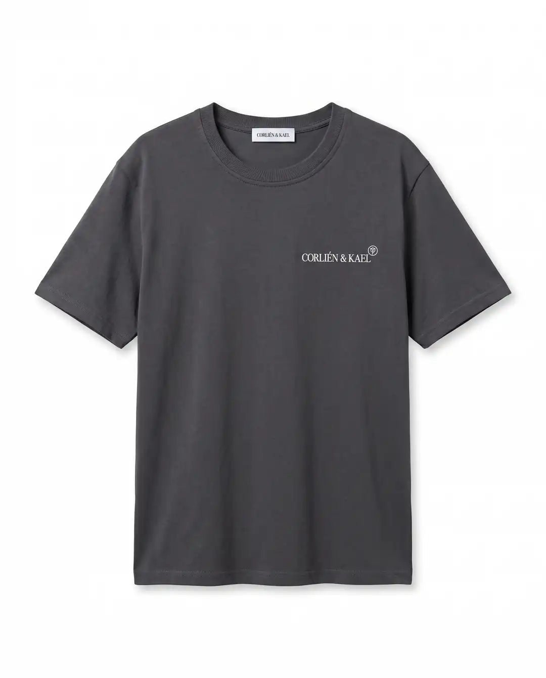 Essential Logo Tee - Heather Grey - CORLIÉN & KAEL