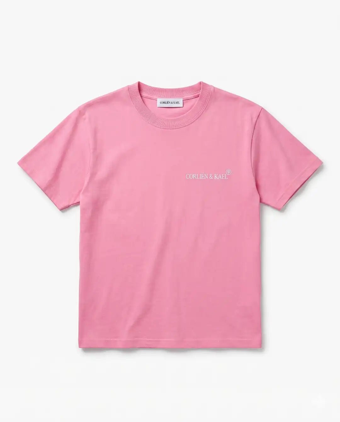 Essential Logo Tee - Pink - CORLIÉN & KAEL