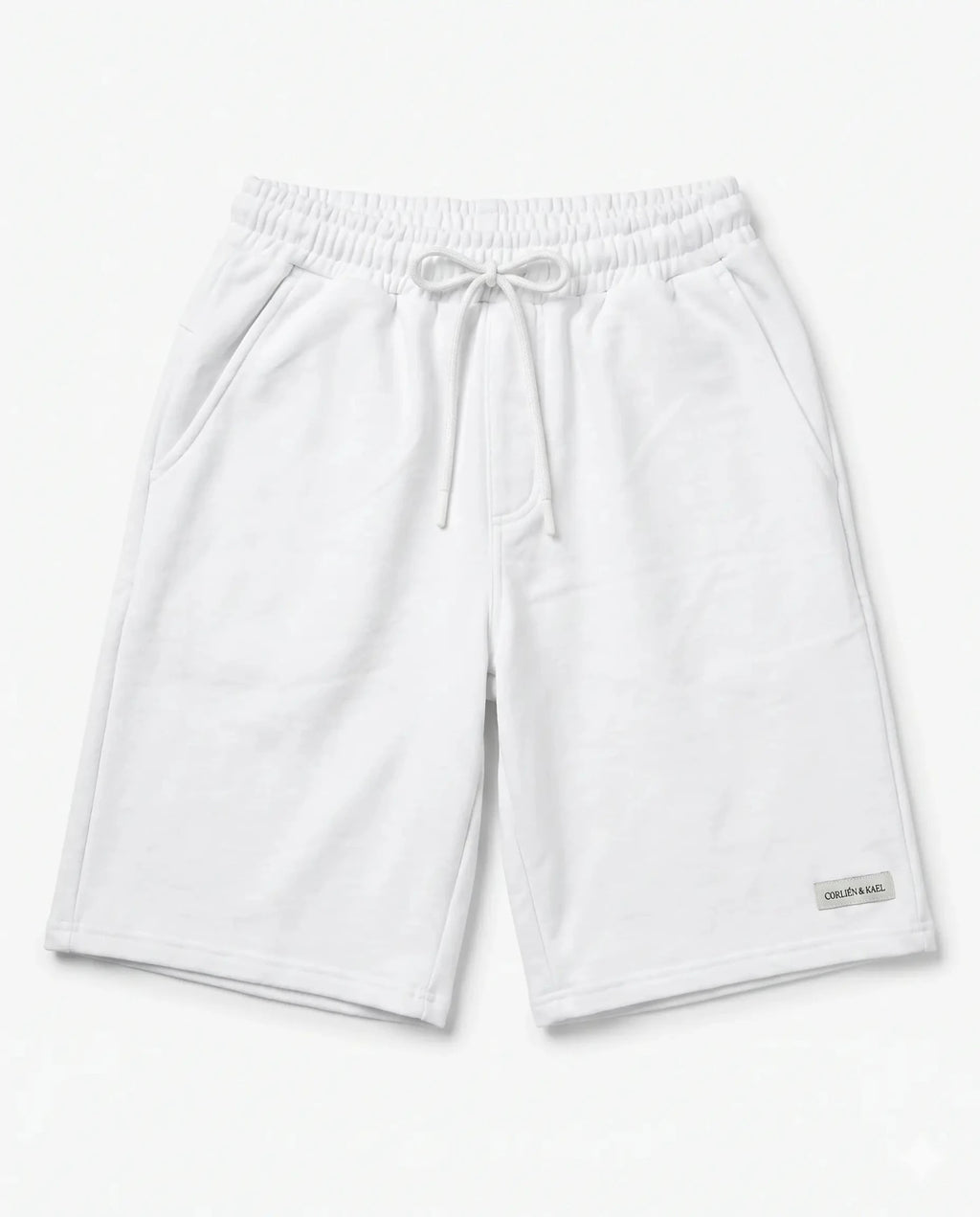 Essential Sweat Shorts - White - CORLIÉN & KAEL