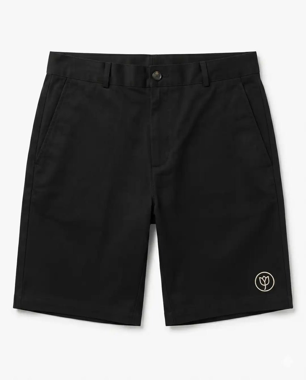 Essential Chino Shorts Black — CORLIÉN & KAEL