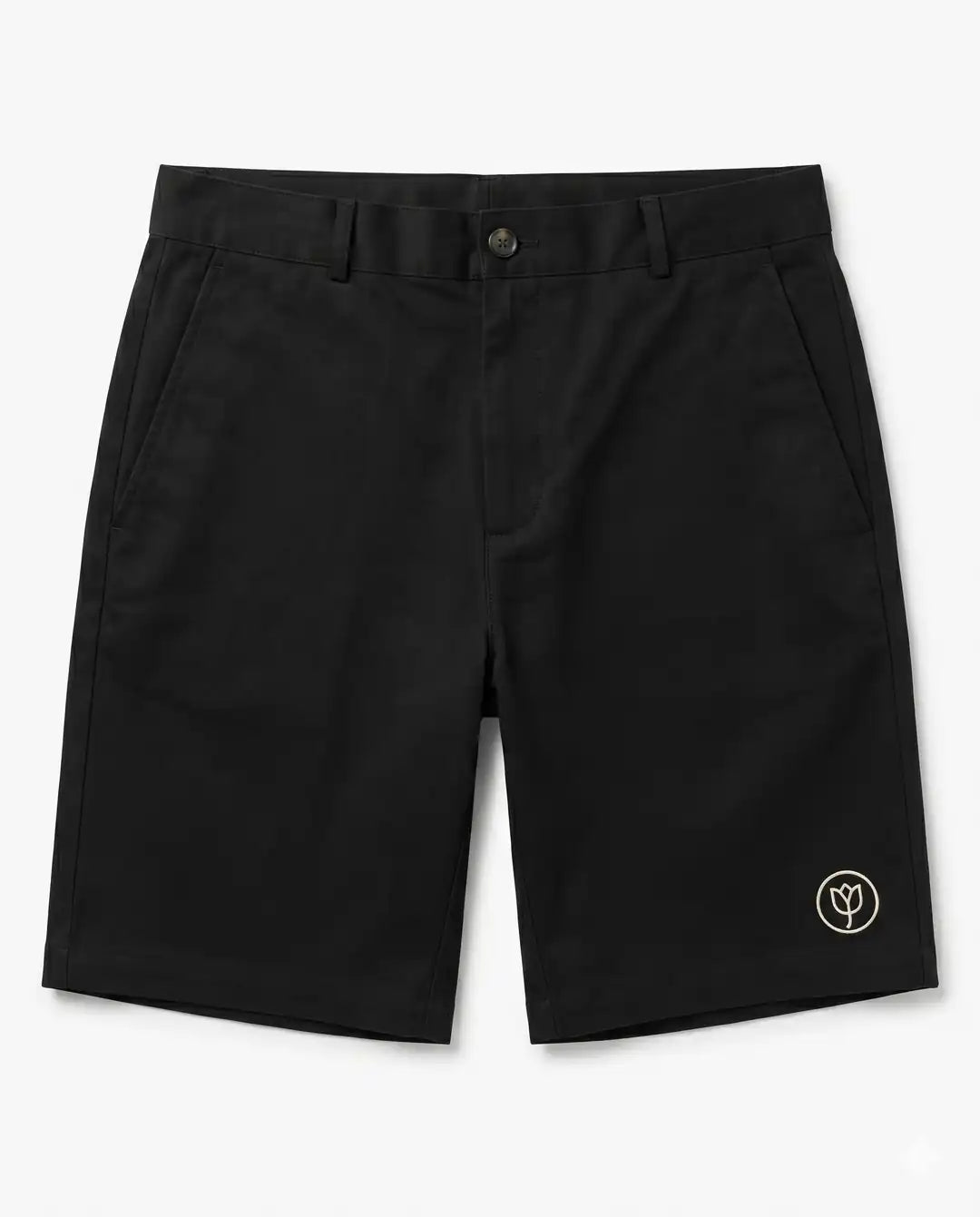 Essential Chino Shorts Black — CORLIÉN & KAEL