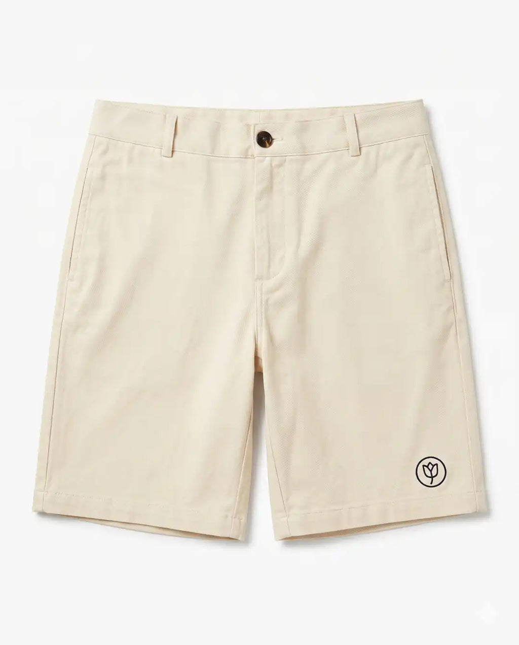 Essential Chino Shorts Cream — CORLIÉN & KAEL