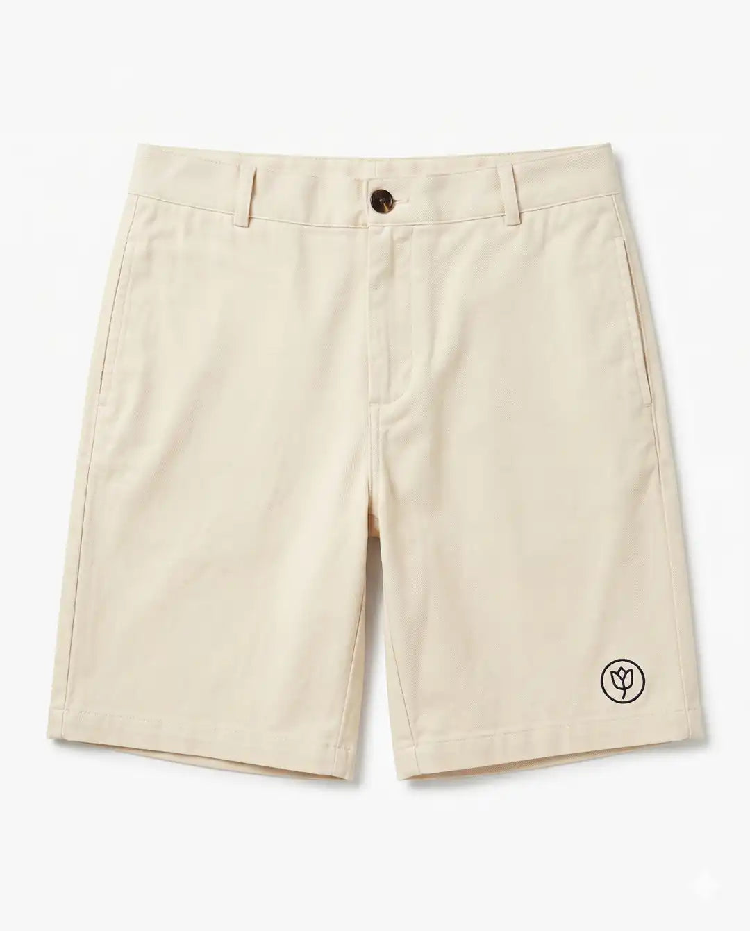Essential Chino Shorts Cream — CORLIÉN & KAEL