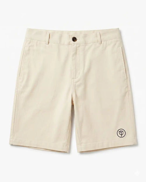 Essential Chino Shorts Cream — CORLIÉN & KAEL