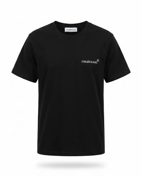 Essential Logo Tee Black Men — CORLIÉN & KAEL