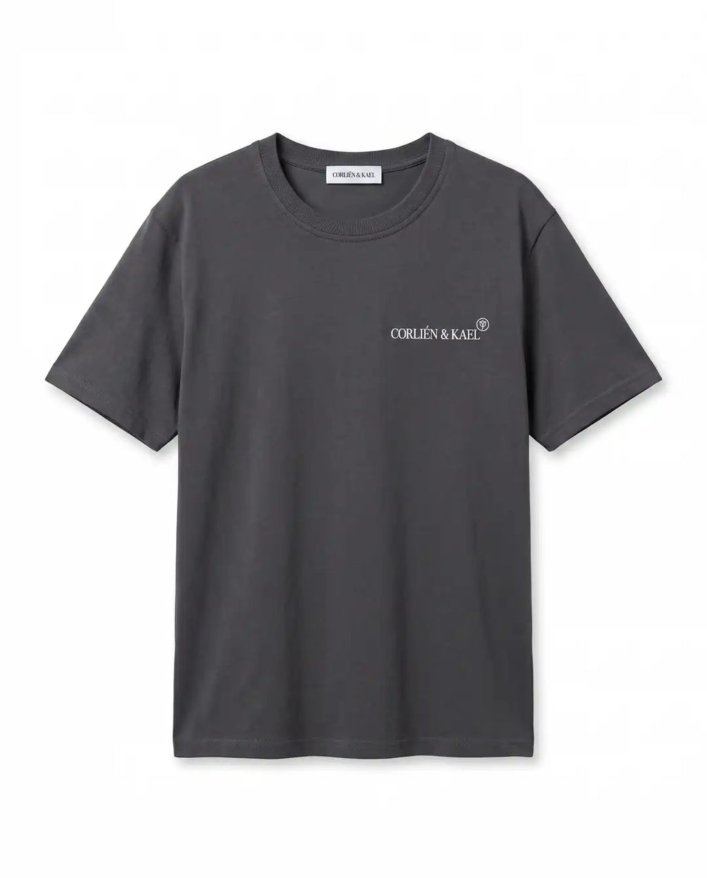 Essential Logo Tee Heather Grey — CORLIÉN & KAEL
