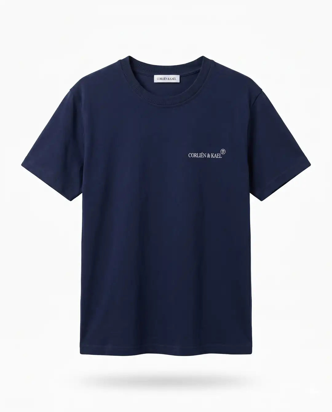 Essential Logo Tee Navy — CORLIÉN & KAEL
