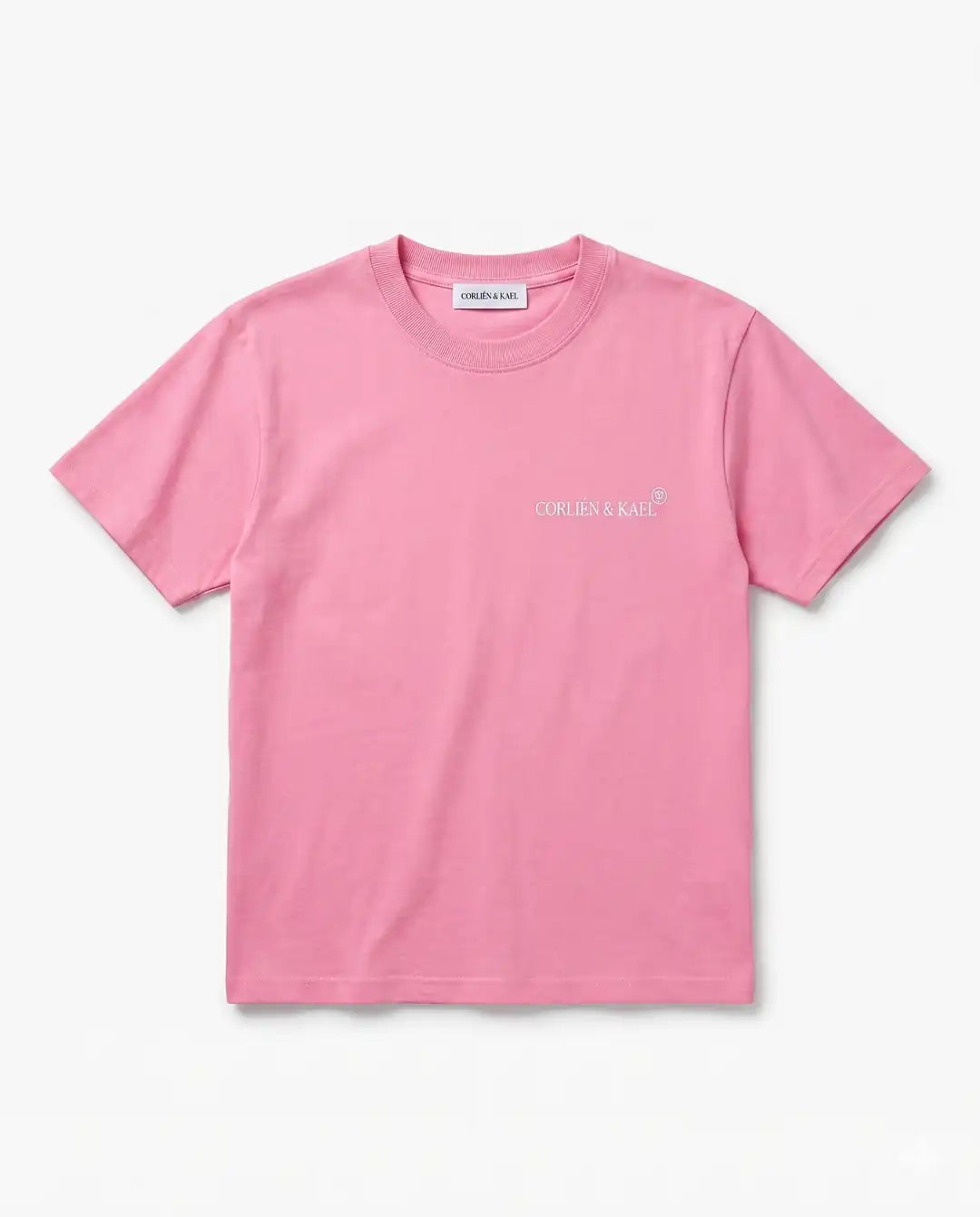 Essential Logo Tee Pink Women — CORLIÉN & KAEL
