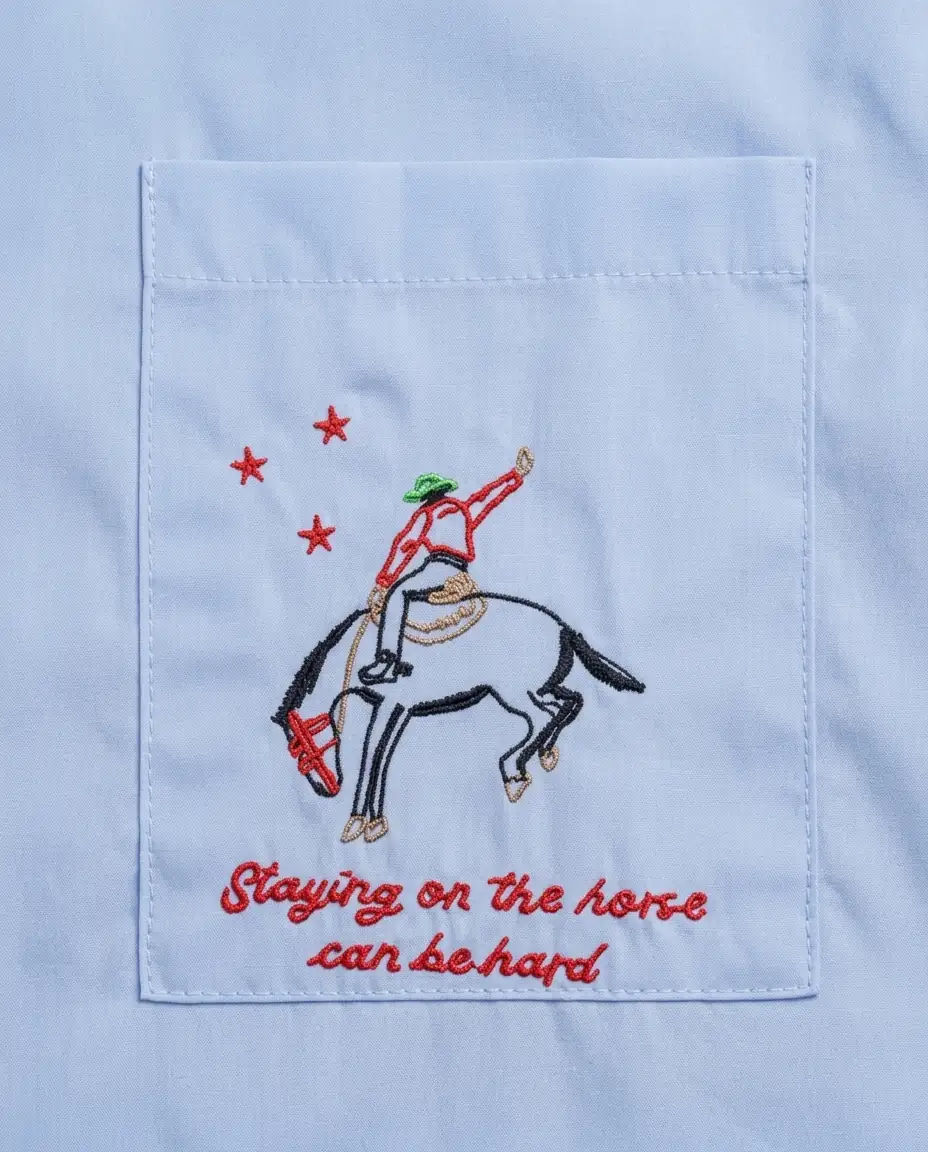 Camp Collar Shirt - Light Blue