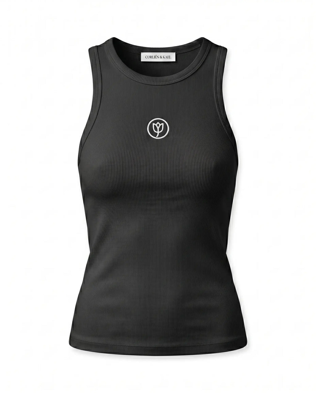 Ribbed Tank Top - Black