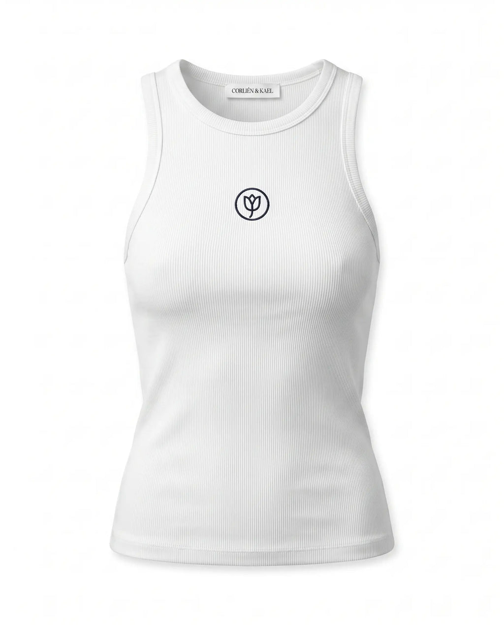 Ribbed Tank Top - White