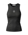 Ribbed Tank Top - Black - CORLIÉN & KAEL