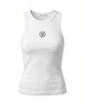 Ribbed Tank Top - White - CORLIÉN & KAEL